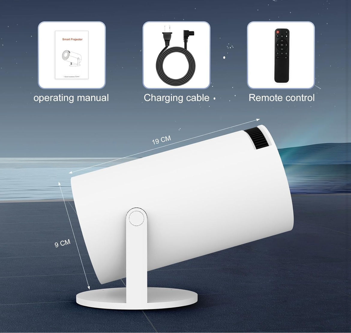 SMART PROJECTOR 4K HD WITH ANDROID 11 AHMEDABAD SHOPPINGS