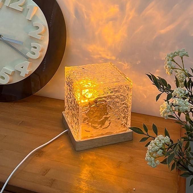 Rotating Water Ripple Night Light Aura Lamp 0796fc-4c
