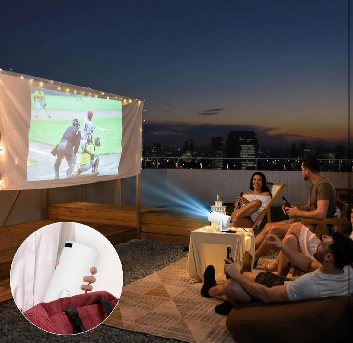 SMART PROJECTOR 4K HD WITH ANDROID 11 AHMEDABAD SHOPPINGS