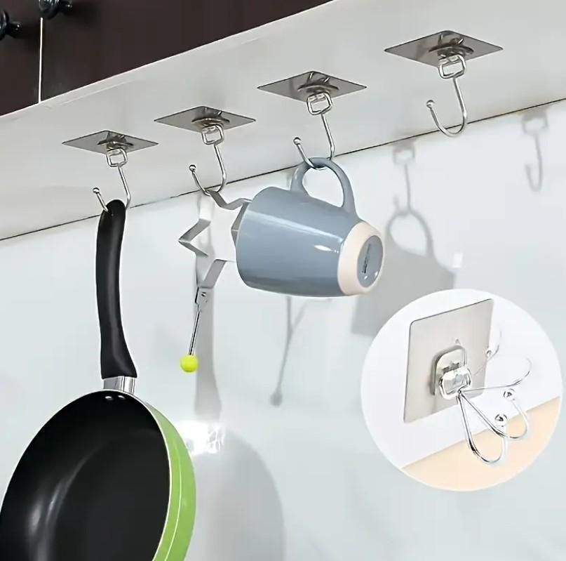 Golden Large Hooks for Hanging (Pack of 10) 0796fc-4c