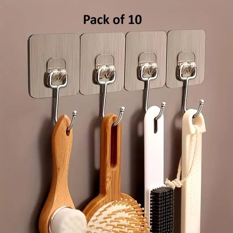 Golden Large Hooks for Hanging (Pack of 10) 0796fc-4c